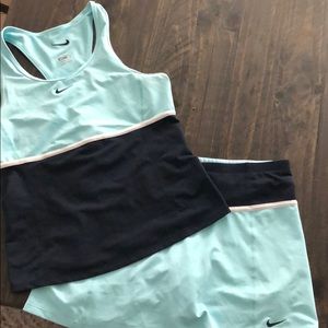Nike Dri-Fit Tennis skirt and top
